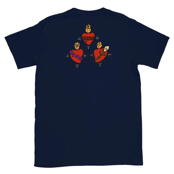 Camiseta Corazones Sagrada Familia - Imagen 2