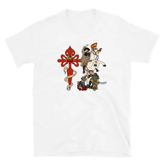 Camiseta Santiago y Cierra España