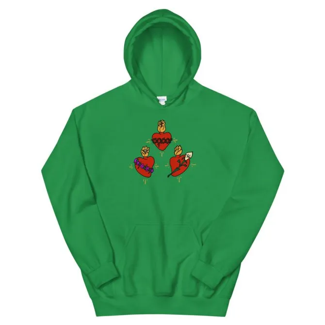 Sudadera con capucha corazones de la Sagrada Familia - Imagen 8