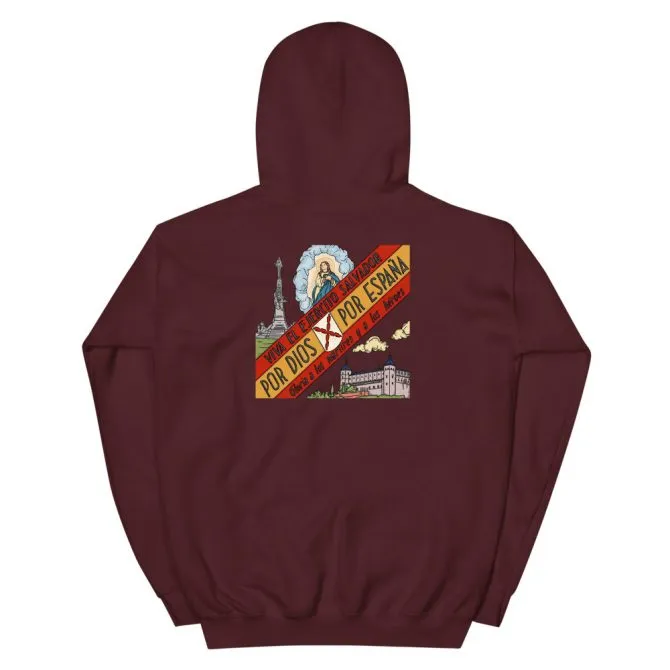 Sudadera con capucha Por Dios y Por España - Imagen 4