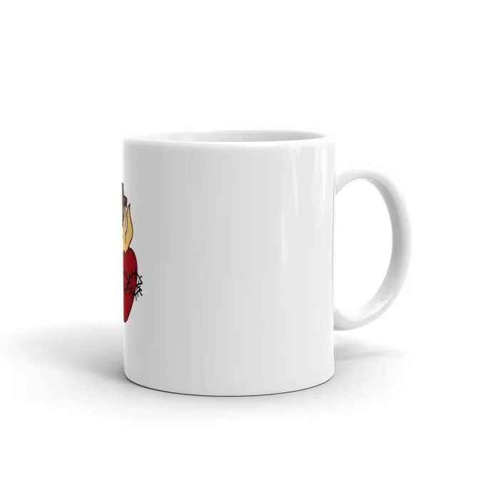 Taza Corazón de Cristo Rey - Imagen 2