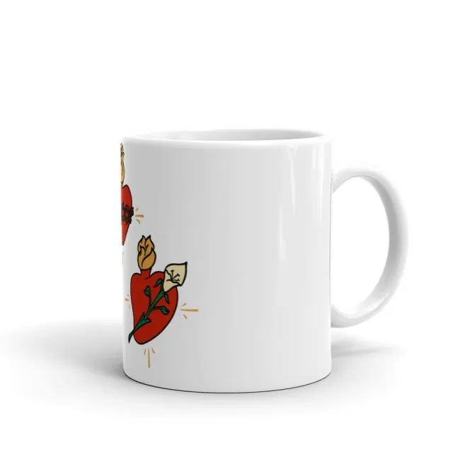 Taza Corazones Sagrada Familia - Imagen 2